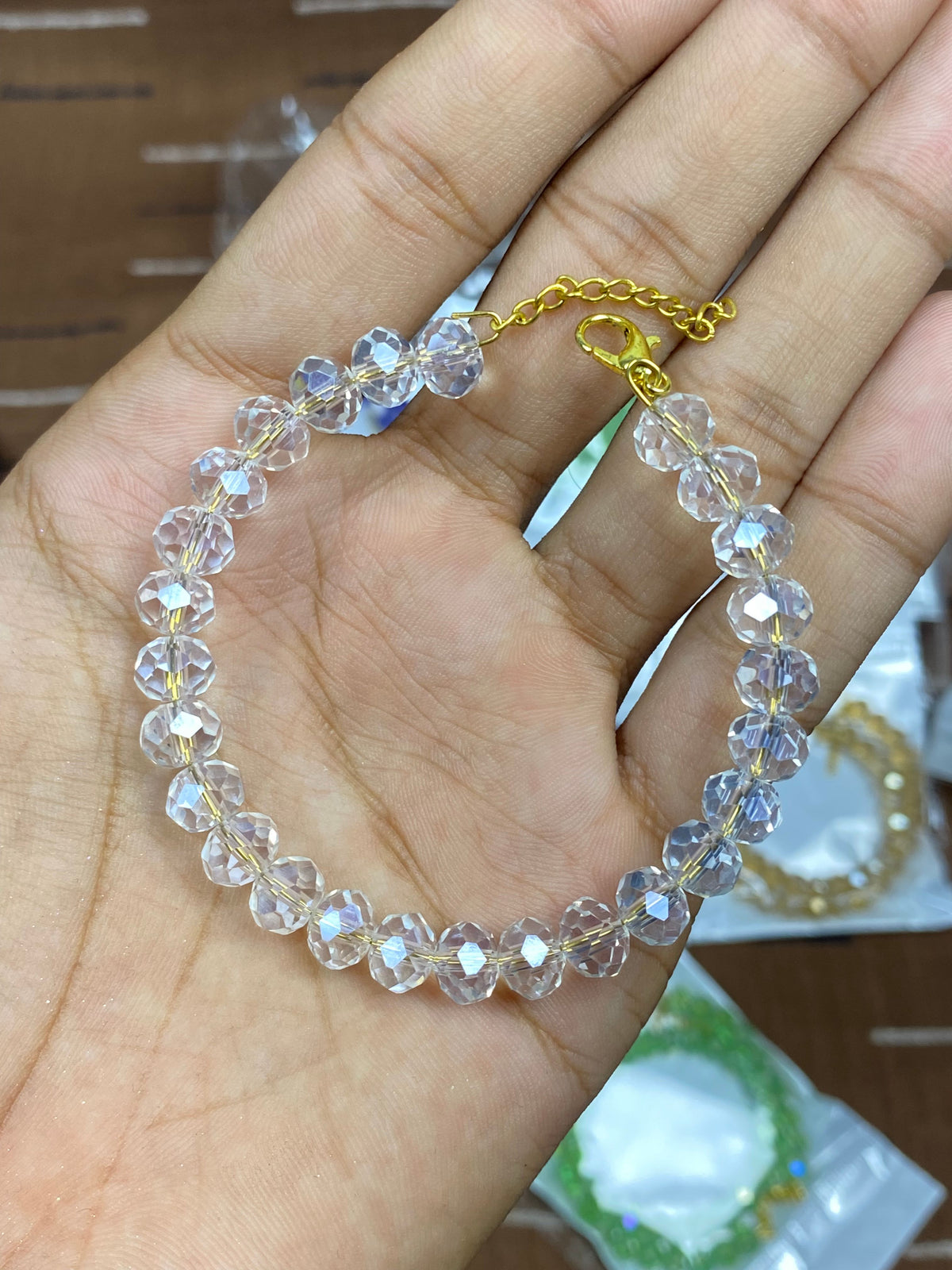 Crystal Beaded Bracelet