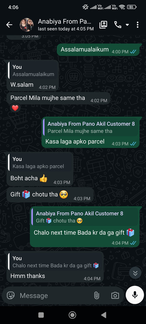Happy Customer Review