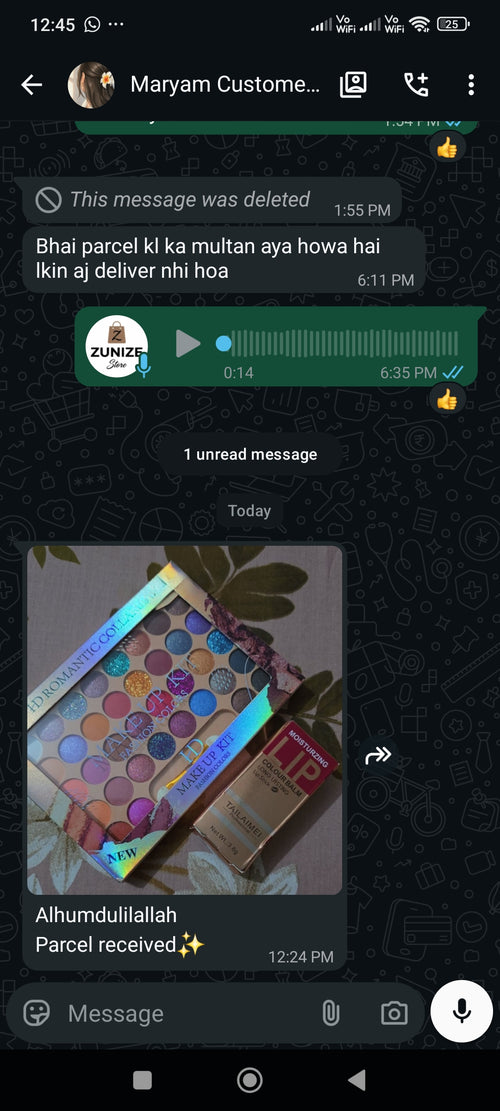 Happy Customer Review