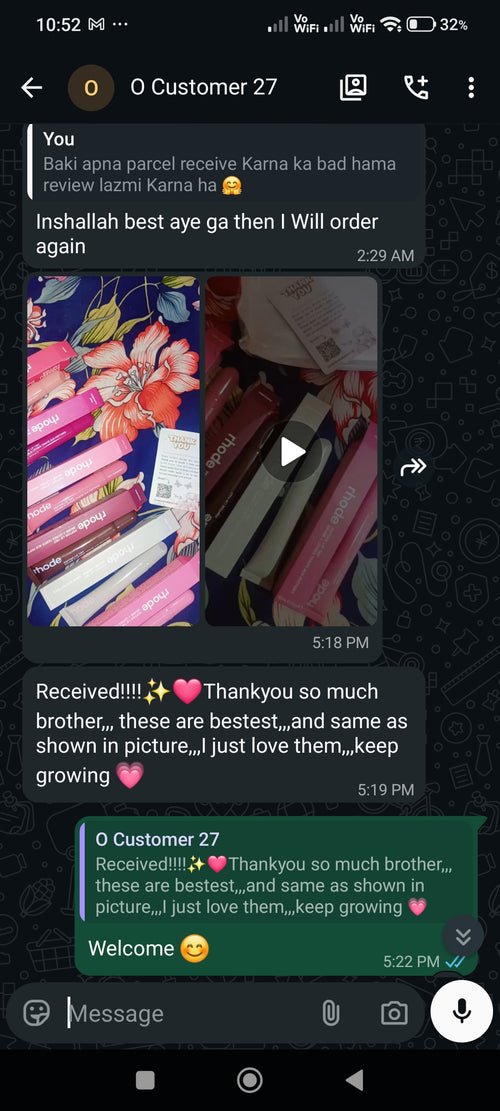Happy Customer Review
