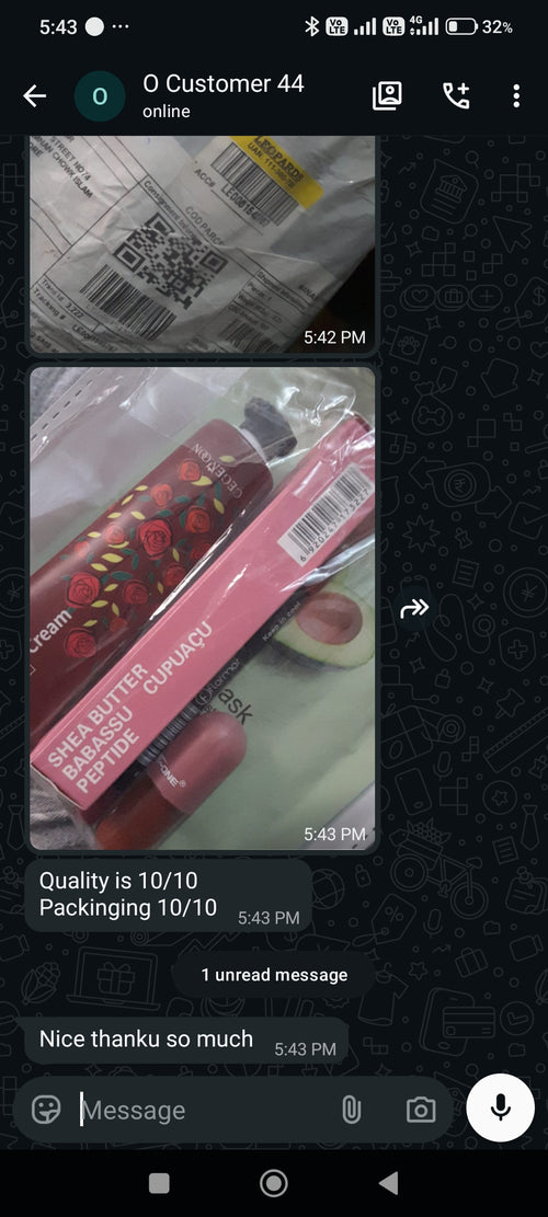 Happy Customer Review