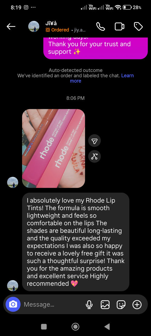 Happy Customer Review