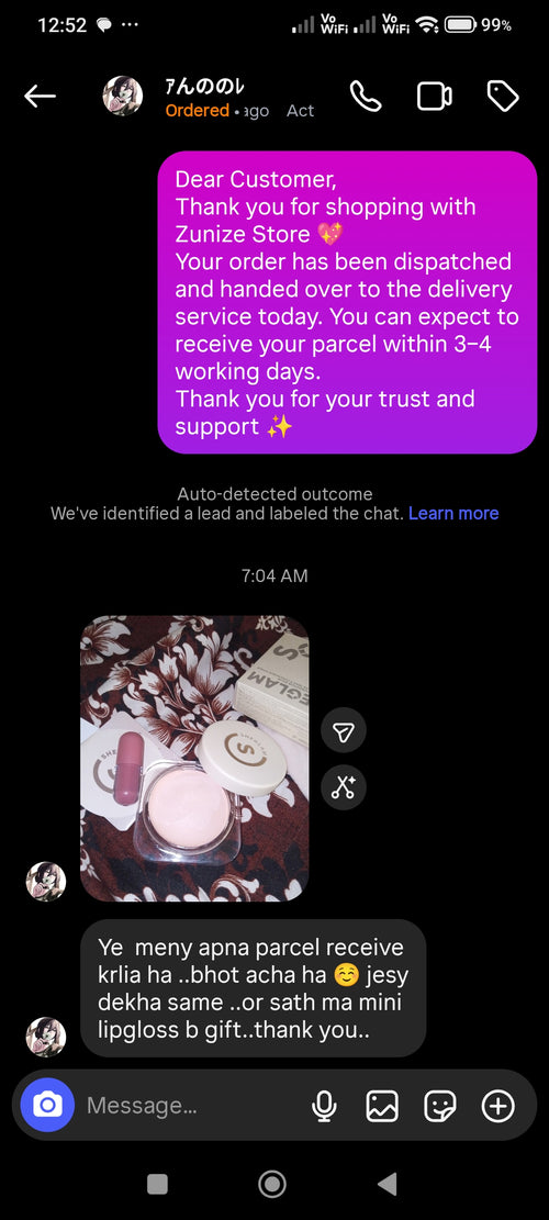 Happy Customer Review