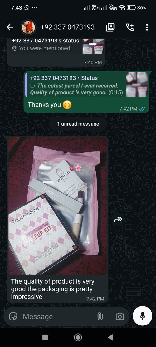 Happy Customer Review