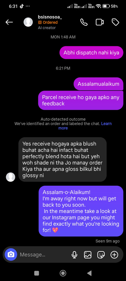 Happy Customer Review