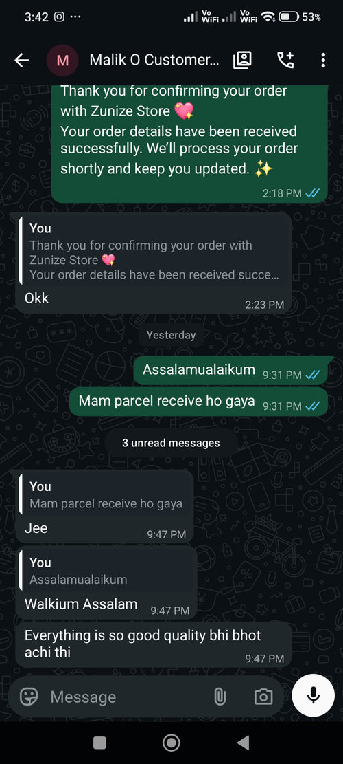 Happy Customer Review