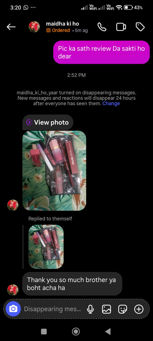 Happy Customer Review