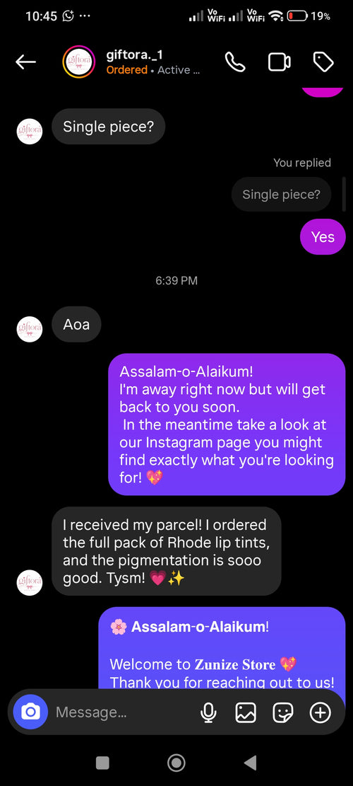 Happy Customer Review