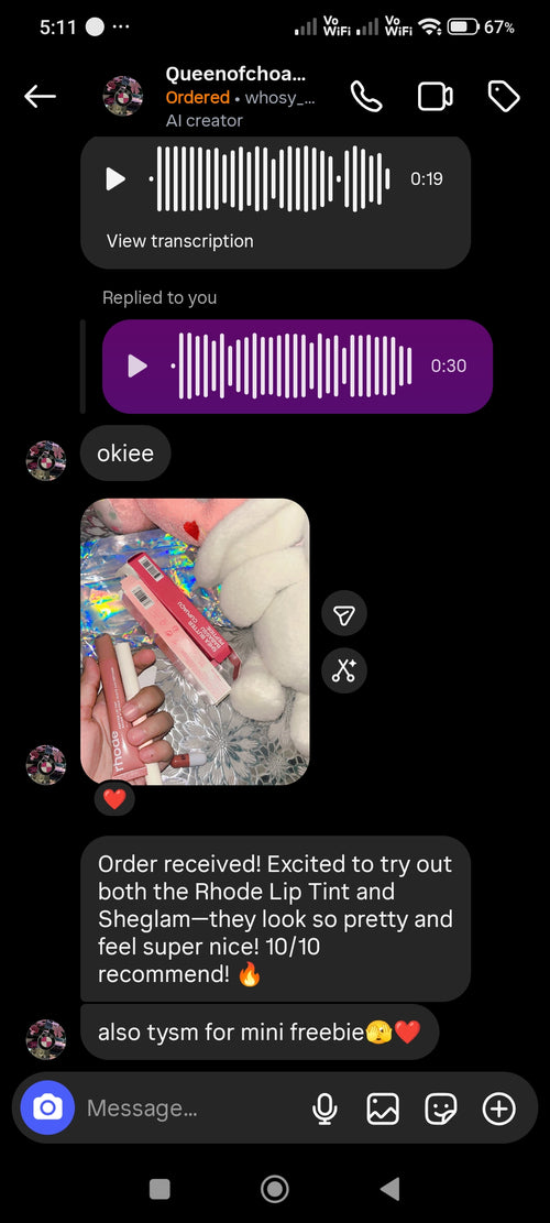 Happy Customer Review