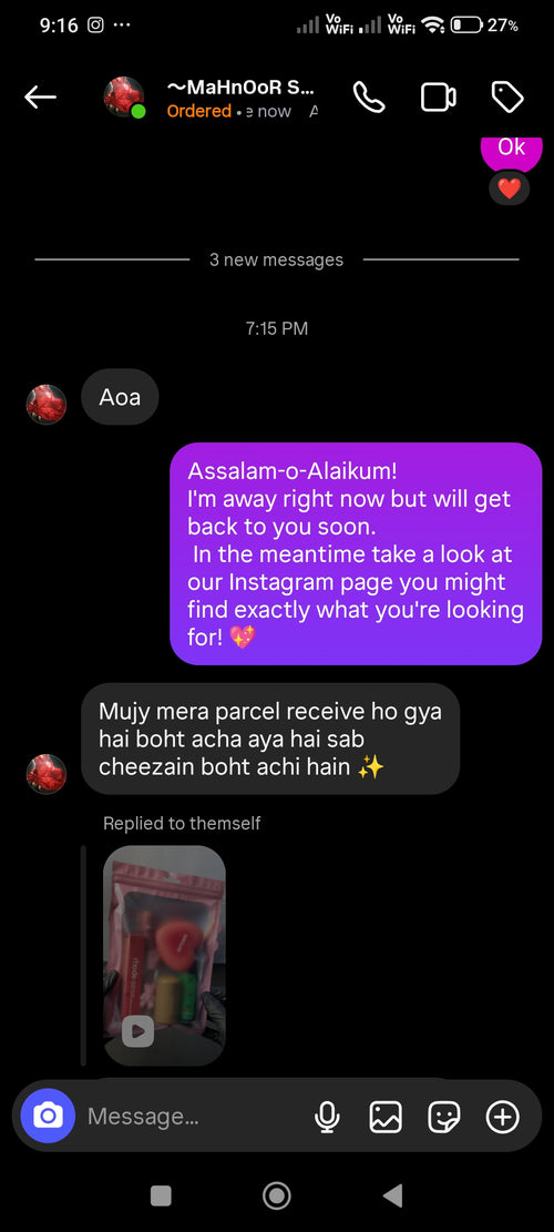 Happy Customer Review