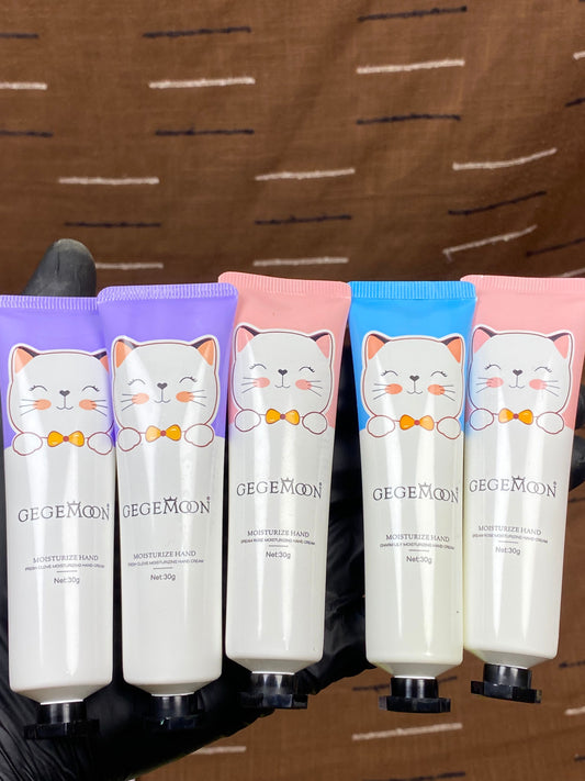 GEGEMOON Cute Cat Hand Cream Set