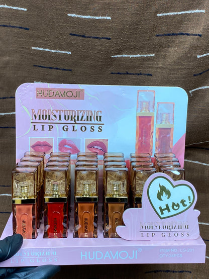 HUDAMOJI Moisturizing Lip Gloss Set