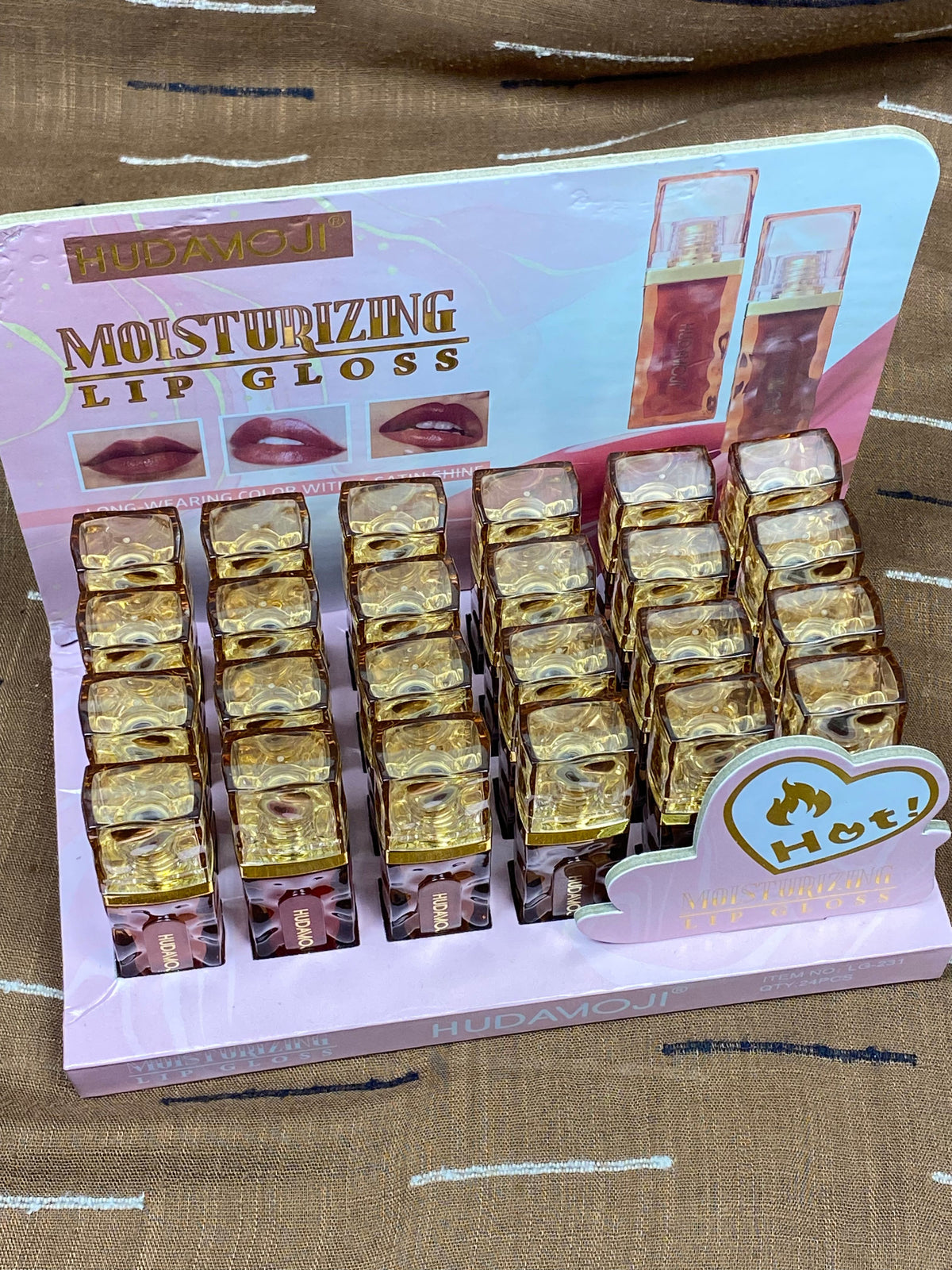 HUDAMOJI Moisturizing Lip Gloss Set
