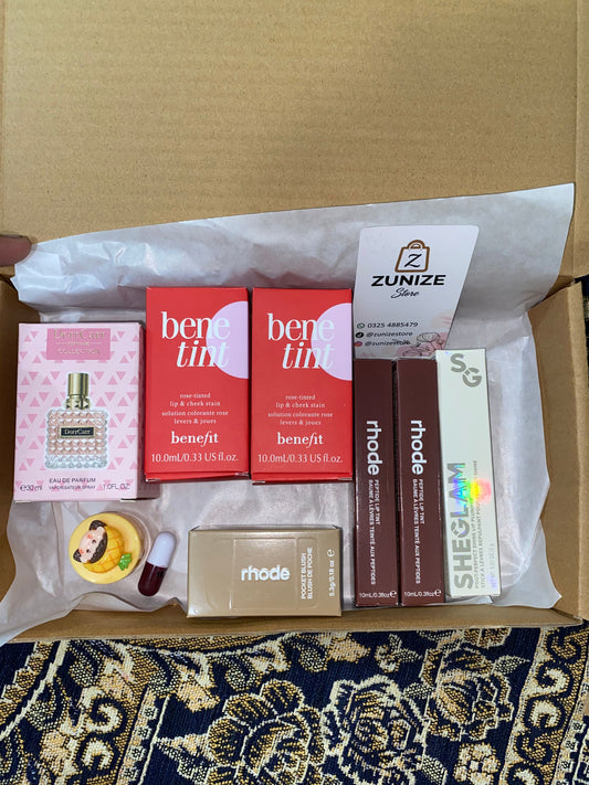 Premium Lip Tint & Perfume Gift Hmaper