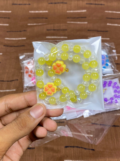 Flower Bead Bracelet