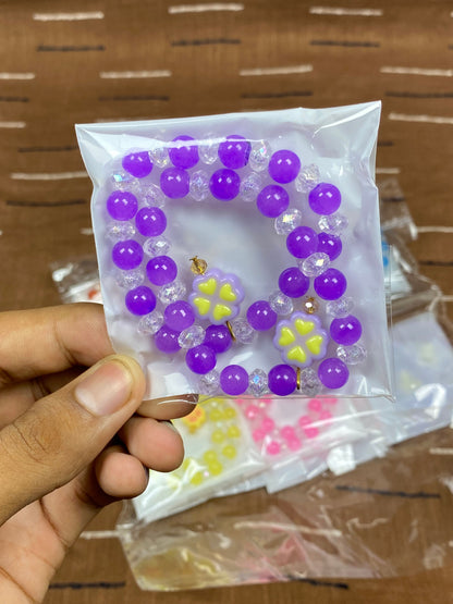 Flower Bead Bracelet